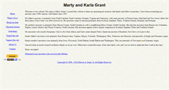 Desktop Screenshot of martygrant.com